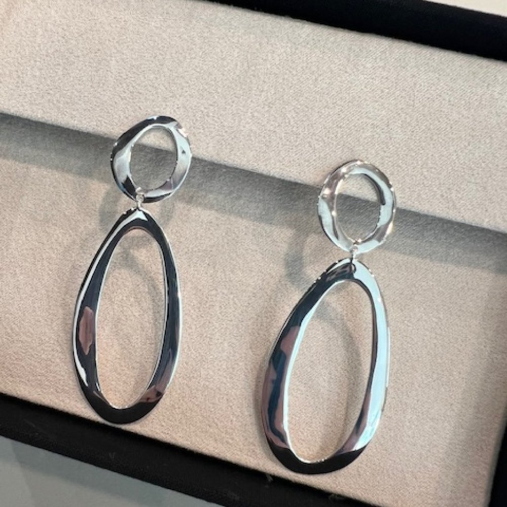 Ippolita Snowman Drop Earrings in Sterling Silver